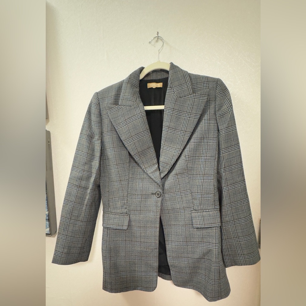 Michael Kors Collection Plaid Blazer – Size 8